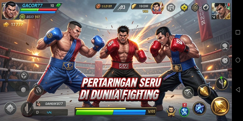 Tampilan gameplay GACOR77 yang mengasyikkan dan penuh aksi.