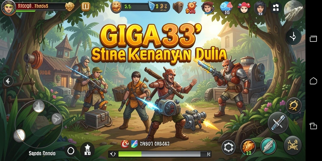 Tampilan gameplay GIGA33 yang menakjubkan dan strategis.