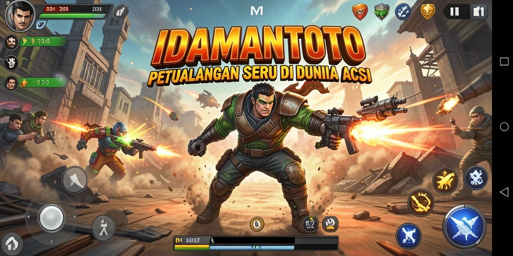 Tampilan gameplay IDAMANTOTO yang seru dan penuh aksi.