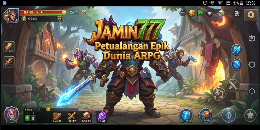 Screenshot dari gameplay <strong>JAMIN777</strong> yang menampilkan aksi seru dalam pertempuran.