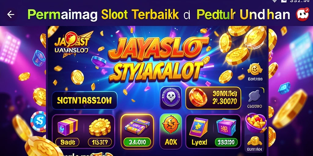 Tampilan gameplay JAYASLOT yang menarik dan penuh warna.