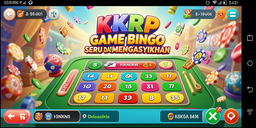 Tampilan gameplay Bingo yang seru dan menegangkan di KKRP.