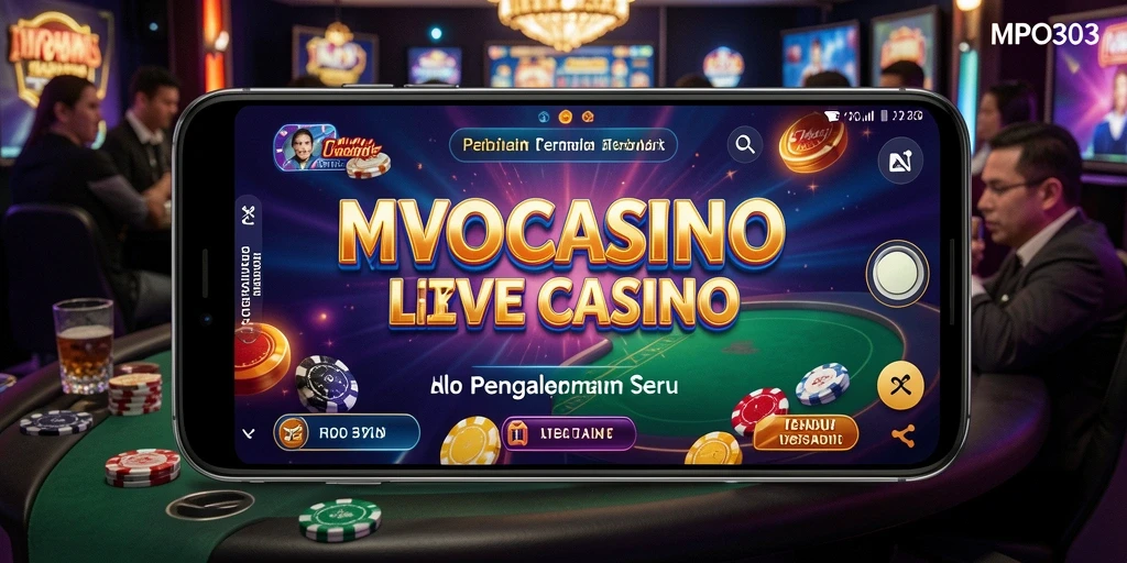 Screenshot MPO303 menampilkan gameplay Live Casino yang seru dan interaktif.