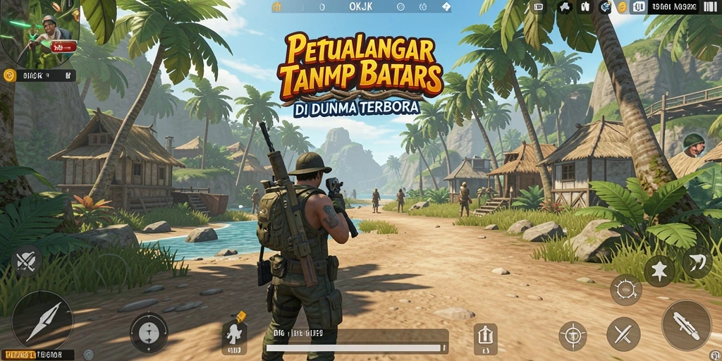 Tampilan gameplay <strong>OKJK</strong> yang menawan di dunia terbuka.
