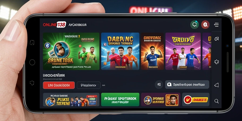 Tampilan screenshot dari gameplay taruhan olahraga di ONLINE138.