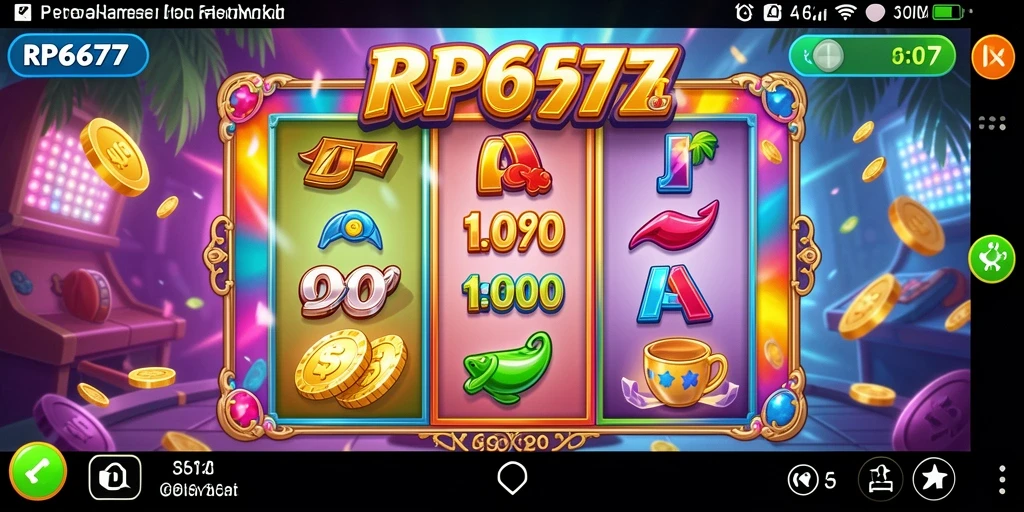 Screenshot gameplay RP6677 menunjukkan pengalaman Slot yang imersif.