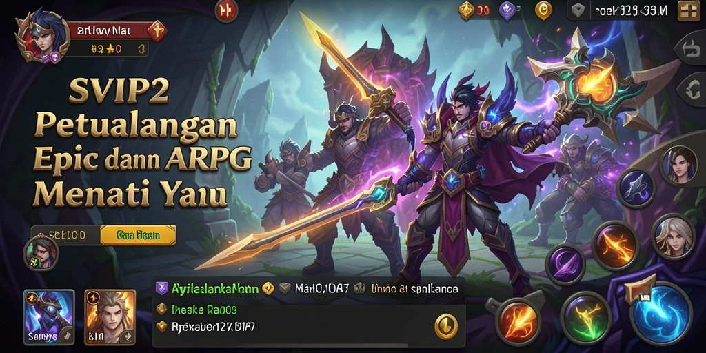 Tangkapan layar gameplay SVIP2 menampilkan aksi pertempuran yang seru.